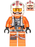 LEGO sw1139 Luke Skywalker (Pilot, Printed Legs, Visor Up / Down, Askew Front Panel)