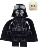 LEGO sw1249 Darth Vader - Printed Arms, Spongy Cape, White Head with Frown